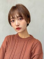 ギークス(GEEKS)&nbsp;【GEEKS渋谷】ウォームブラウン/冬カラー/大人ショートボブ/小顔