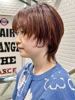 アピィス(APPiiS)&nbsp;ウルフヘア×赤みブラウンカラー【横浜/ウルフヘア/レイヤー】