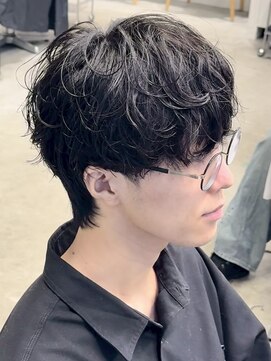 フィフス 渋谷(fifth) 渋谷波巻きツイストスパイラルシャドウルーズパーマツーブロック