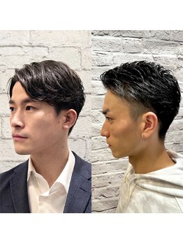 グレイスフル バーバープラチナム 六本木店(Graceful Barber platinum)の写真/メンズカジュアルが得意なサロン◎ベーシックからフェードまで、大人男性の清潔感あるスタイルはお任せ！