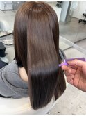 髪質改善ケアカラー＋髪質改善トリートメント＋骨格矯正カット