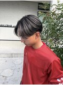【坪井裕介】ハイライトカラー/刈り上げセンターパート