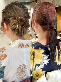ヨーク(yoke)の写真/夏の【7.8月限定】浴衣アレンジで心躍る体験を。浴衣ヘアセットで素敵な思い出作りを☆