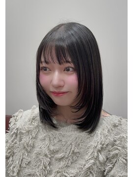 リエート 四条河原町(Lieto) 顔周りレイヤーレイヤーカット10代20代学割コーンロウ