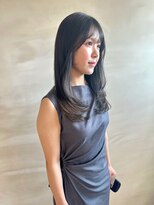 ニジム 京都(nijimu)&nbsp;地毛風カラーワンカールレイヤーカット20代30代40代前髪あり