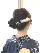 ヘアアンドメイク スタジオ ミムロ(HAIR&MAKE STUDIO MIMURO)&nbsp;浴衣着付け・サイドアップ