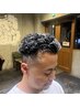 メンズカット＋パーマ＋メッシュ￥19000~