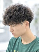 マッシュ/ツイストスパイラル/波巻きツイスパ/メンズパーマ