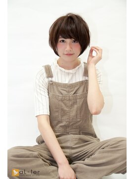 アルターリアン(aL ter LieN) 【aL-ter LieN TAKU】小顔カット☆艶感ショート 千葉