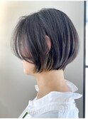 コンパクトなショートボブ