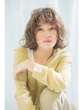 ヴァンクシー バイ ルナ(VANKCY by Luna) ココアブラウン 伸ばしかけ 簡単 パーマ 前髪 向ケ丘遊園 20代