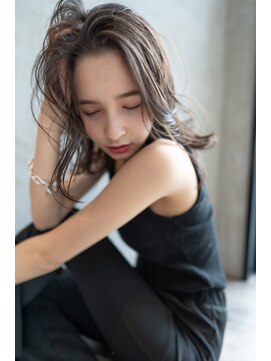 ケアリー 武蔵小杉(Carelly) 大人かわいい前髪セシルカットココアブラウンフリンジウェーブ