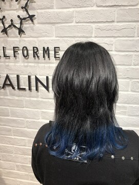 ビューティー エールフォルム 浜松有玉店(BEAUTY YELLFORME) グラデーションムーンブルー×ダークグレージュ