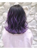 モアナ バイ ヘッドライト 武蔵小杉店(Moana by HEADLIGHT)&nbsp;Moana【武蔵小杉】#バレイヤージュ#パープル#ラベンダー