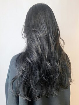 アイティーバイアルバム 下北沢店(IT by ALBUM) 艶ブルーブラックレイヤーカット_アースカラー_ba375041