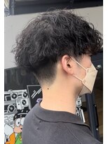 2.30代に人気◎大人のルードヘア波巻きツイストスパイラルパーマ