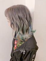 キャンディーエッグ(Candy egg)&nbsp;原口★グレーグラデ×オーシャンメッシュ★福岡久留米