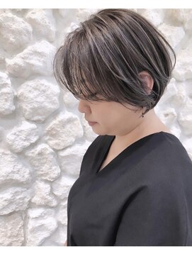 モアナ バイ ヘッドライト 武蔵小杉店(Moana by HEADLIGHT) Moana【武蔵小杉】#ハイライト#耳掛けショート#マッシュショート