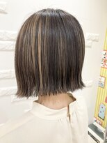 エス ハート オブ ヘアー 名東店(Heart of HAIR)&nbsp;【ES田中】Spring style 切りっぱなしミニボブ