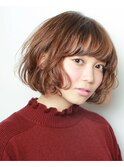 大人可愛い２０代３０代４０代ミディアムヘア/ボブパーマ