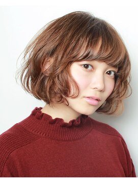 ルク(RUKU) 大人可愛い20代30代40代ミディアムヘア/ボブパーマ