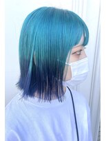 グラスペディア(graspedia) ターコイズブルースソブルーグラデーションm