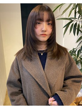クラフト ヘア デザイン(CRAFT HAIR DESIGN) ブリーチできない方におすすめ寒色ベージュ