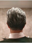 メンズグレーヘアスタイル