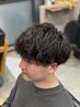 【小川　指名限定クーポン】　　メンズカット＋パーマ