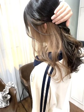 ワンスタイル(One style) 【ケアブリーチ1回】インナーカラー＋髪質改善トリートメント