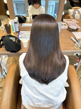 ロンド パルティール 大宮(Lond partir) 前髪カタログアンブレラカラーこなれミディウェーブパーマ大宮