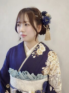 ラトリエコンタン(L´atelier Content) 水引 金箔 成人式ヘア 卒業式ヘア 袴ヘア 振袖ヘア/asuka