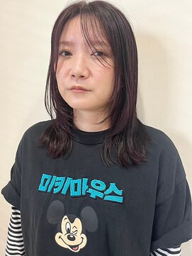 イーストハムネオ(EAST HAM NEO) 顔まわりレイヤー×ナチュラルグレージュ