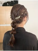 お呼ばれヘアセット