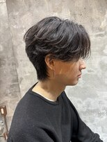 カーニー 上野(kearny)&nbsp;フェザーパーマ/フェザーショート/センターパート