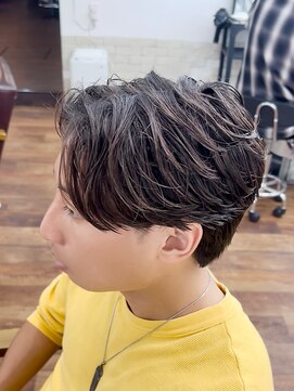 メルシー トータル ブランディング サロン(merci TOTAL BRANDING SALON) メンズ　フェザーパーマ　フェザーショート