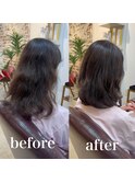 髪質改善カラー