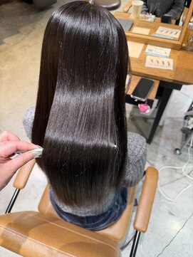 アヴァンスアンス 広島袋町店(AVANCE.ens) 暗め地毛風カラー