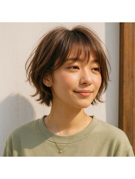 スープレックス ヘアーデザイン(SOUPREX HAIR DESIGN) 柔らかエアリーショートボブ　20代 30代 40代 50代 60代髪質改善