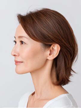 クラゲヘアー/小顔/ココアベージュ/オリーブグレー/川西