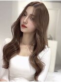 韓国ヘアーハッシュカットレイヤーカットハイライトカラー