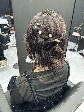 スポット(SPOT) ハーフアップアレンジ♪