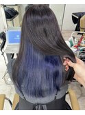 ラベンダーダブルカラーブリーチ学割U24イメチェン所沢