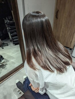 ギア(gear)の写真/丁寧な接客&技術で髪のお悩みに寄り添い、解決へ◇髪の状態に合わせた施術で、自然なストレートヘアに♪