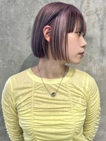 マーブル 町田(marble)&nbsp;ハイトーン×デザインカラー/ボブ/ローライト/透明感カラー