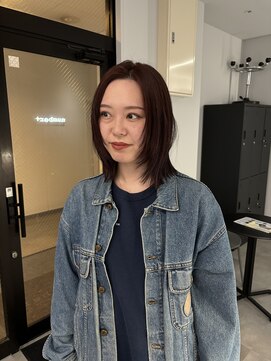 ナンバー 竪町(number+) 韓国風ボブ◎顔周りレイヤー