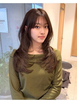 グリーン 町田(green) 【セミロング】小顔になる顔まわりレイヤー