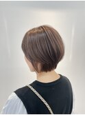 西梅田/ボブ/グレーベージュ/白髪ぼかし