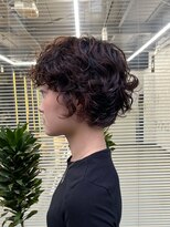 トオ(TOH) レイヤーウルフパーマショートレイヤーパーマレイヤーパーマ
