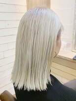 フィックスヘアー 梅田店(FIX-hair) ペールホワイト/ハイトーンカラー/こなれヘア/ウェットヘア